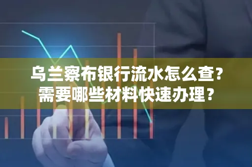 乌兰察布银行流水怎么查？需要哪些材料快速办理？