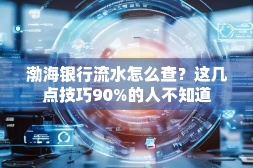 渤海银行流水怎么查？这几点技巧90%的人不知道