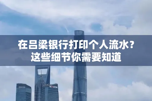 在吕梁银行打印个人流水？这些细节你需要知道